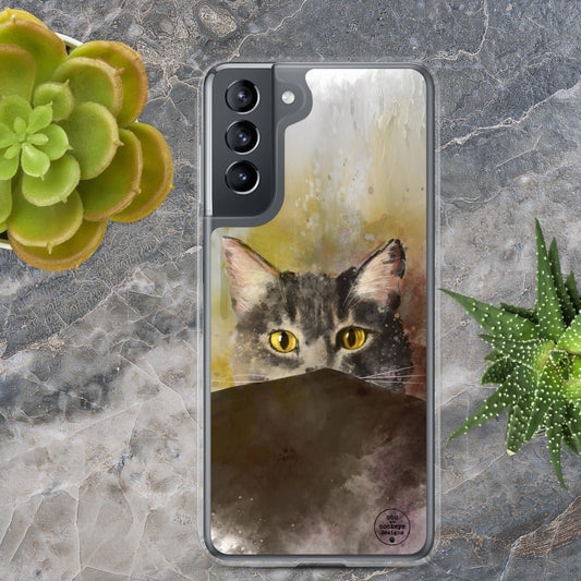 Peeking Cat Case for Samsung Galaxy