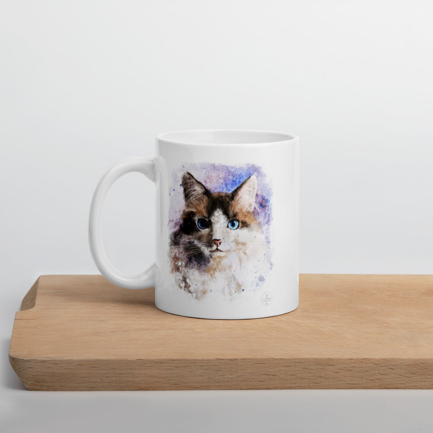 Old Blue Eyes Cat Mug