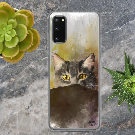 Peeking Cat Case for Samsung Galaxy